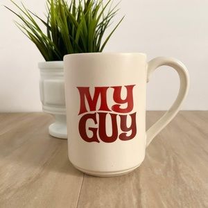 Hallmark "My Guy” Large cream & Red Coffee Mug